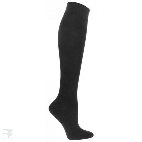 Men's Ribbed Dress Support Socks (20-30 mm Hg Compression) - 3 Pack