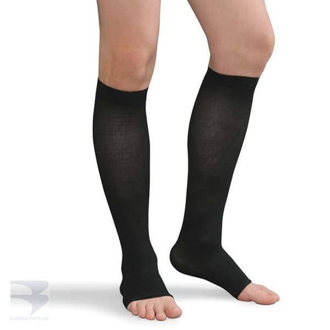 Anti-Embolism Stockings - Knee High / Open Toe - 18mm Hg Compression